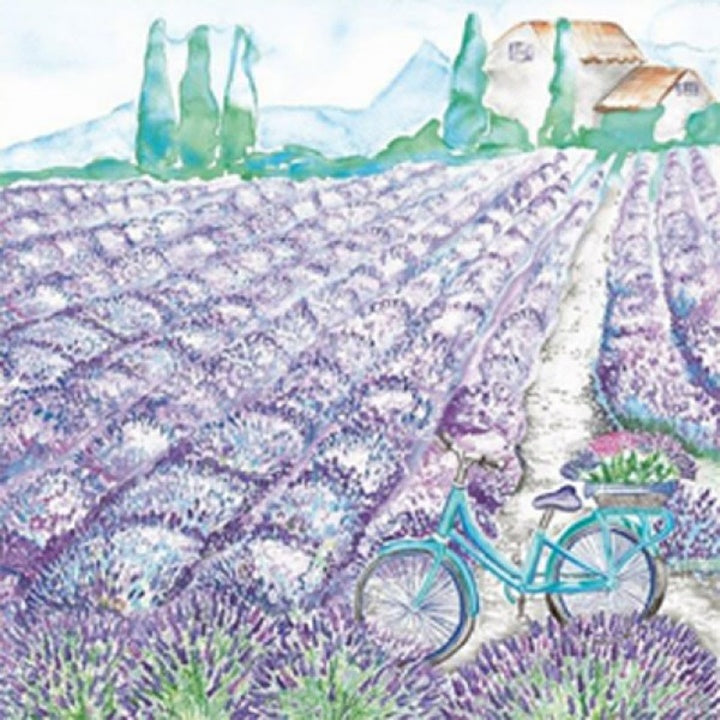 Decoupage szalvéták Lavender View - 1 db