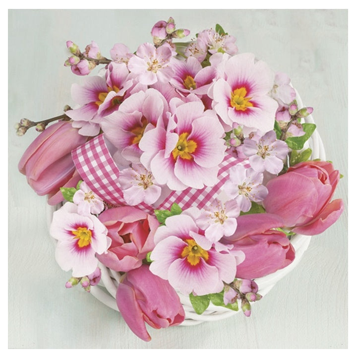Decoupage szalvéták Pink Bunch - 1 db