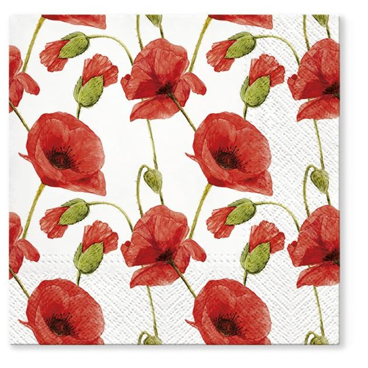 Decoupage szalvéták Pipacs - 1 db