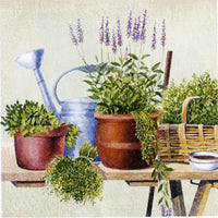 Decoupage szalvéták Potting Herbs - 1 db