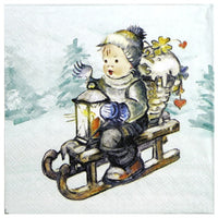 Decoupage szalvéták Ride into Christmas 1 db