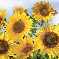 Decoupage szalvéták Sunflowers in the Sky - 1db