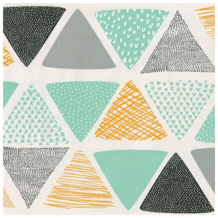 Decoupage szalvéták Triangle - 1 db