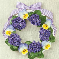 Decoupage szalvéták Violets Wreath - 1 db