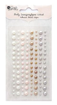Dekor gyöngyök Mocca Cream - 120 db