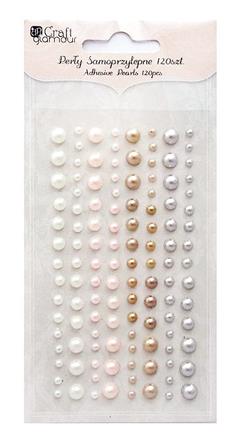Dekor gyöngyök Mocca Cream - 120 db
