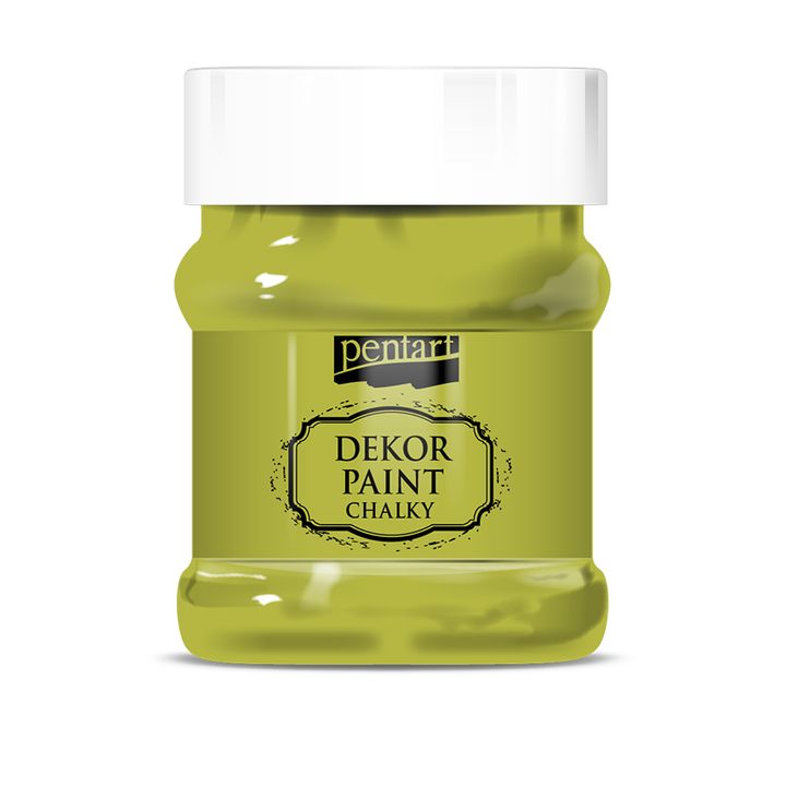 Krétafesték Chalky Pentart - 230 ml – Sárgászöld