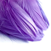 Dekorációs kellék - toll 190 db – dark purple