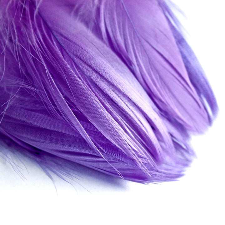Dekorációs kellék - toll 190 db – dark purple