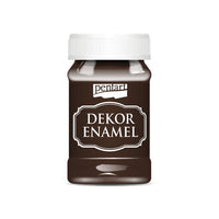 Dekoráló zománcfesték Pentart 100 ml – Brown