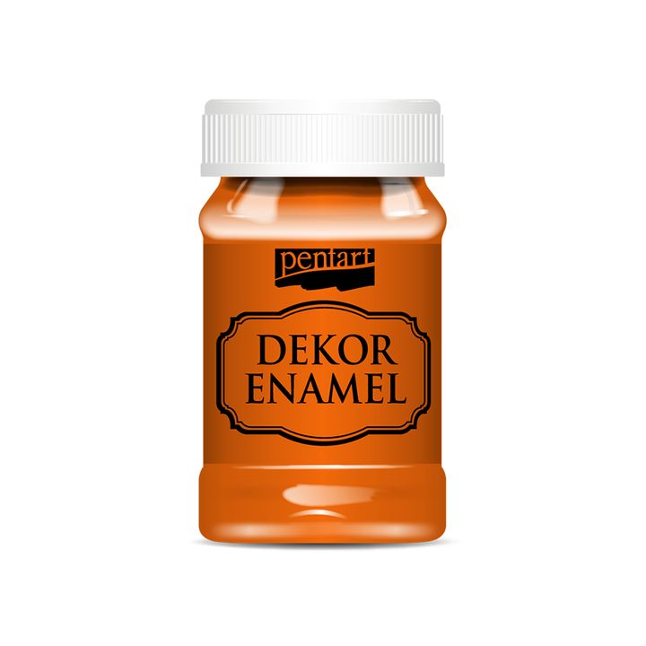 Dekoráló zománcfesték Pentart 100 ml – Orange