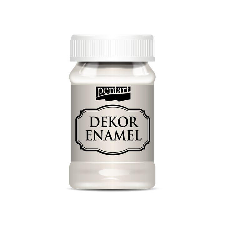 Dekoráló zománcfesték Pentart 100 ml – Cream-white