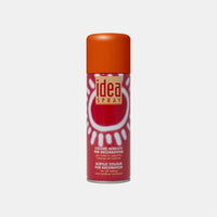 Dekoratív akril festék és lakk spray MAIMERI Idea Spray 200 ml – Narancssárga