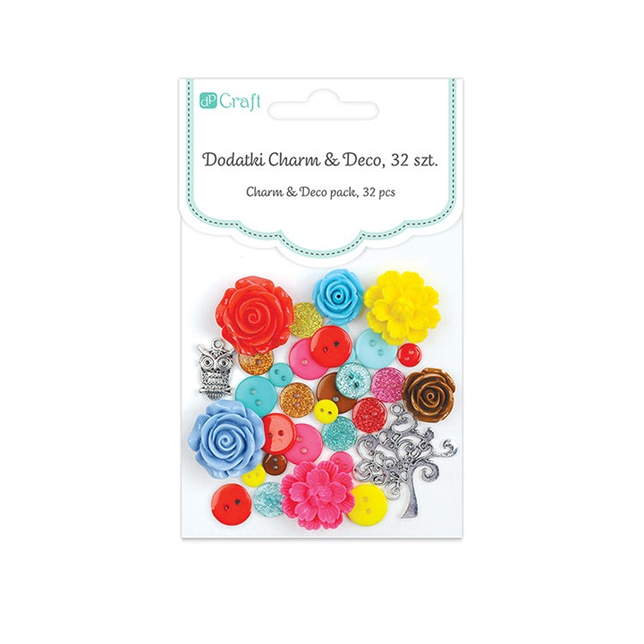 Dekoratív kellékek Charm & Deco Juicy - 32 db