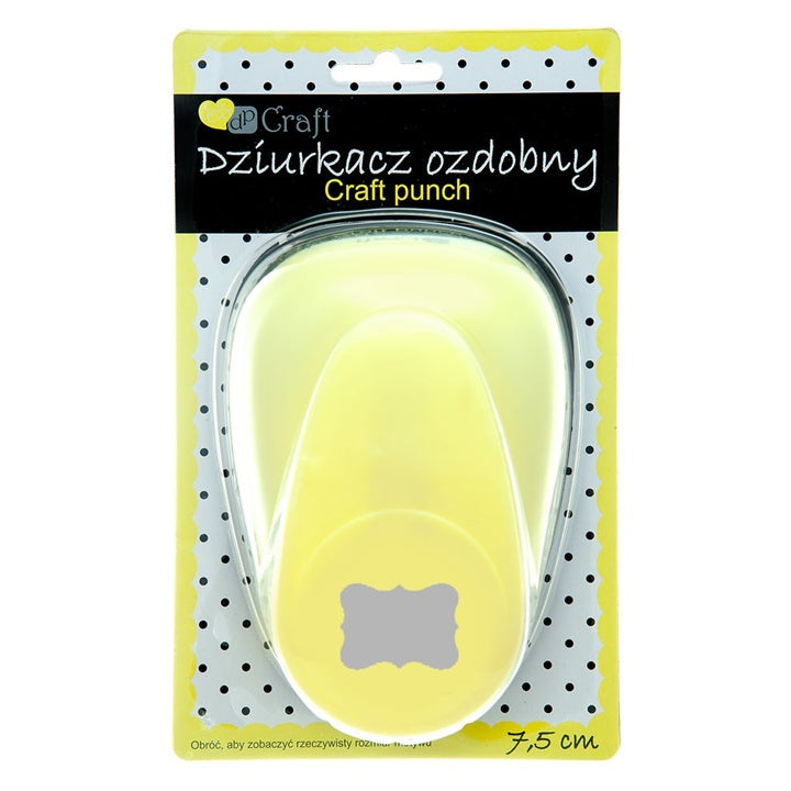 Dekoratív lyukasztó 7,5 cm | Dekoratív címke (1)