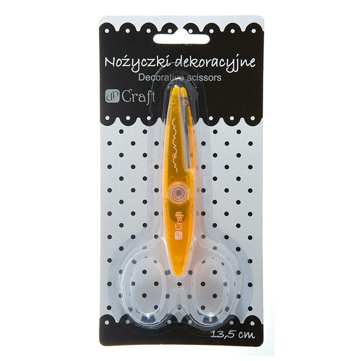 Dekoratív olló 13,5 cm - Hullámos vágás (1)