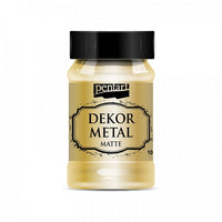 Dekorfesték metalikus Pentart 100 ml matt