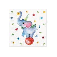 Decoupage szalvéta - Circus Elephant
