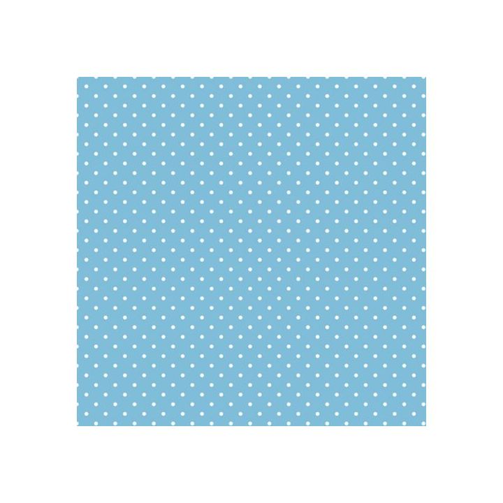 Decoupage szalvéta - Kék Háttér Fehér Pontokkal