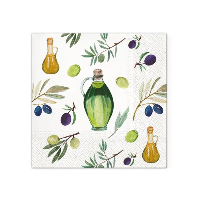 Decoupage szalvéta - Olajfa Idők