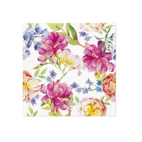 Decoupage szalvéta - Orchidea és Pünkösdi Rózsa