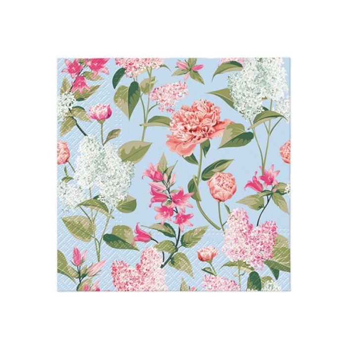 Decoupage szalvéta - Orgona Pünkösdi Rózsával