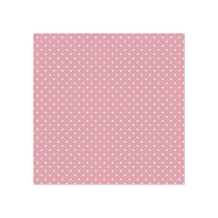 Decoupage szalvéta - Rózsaszín Háttér Fehér Pontokkal
