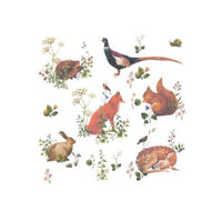 Decoupage szalvéta - Vad Erdő Állatai
