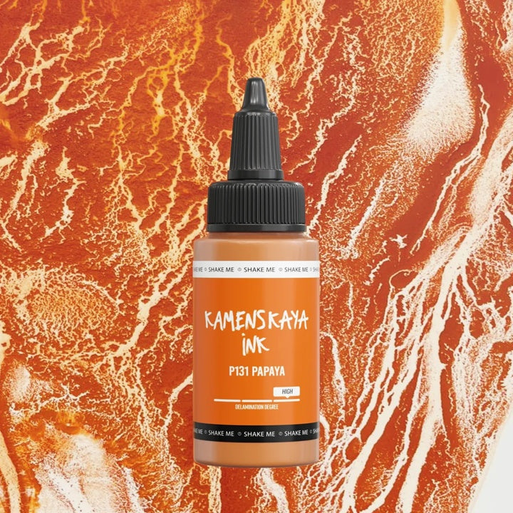 Delamináló alkoholos tinta KAMENSKAYA – P-131 Papaya