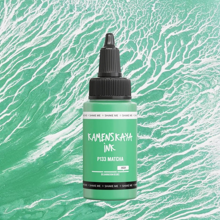 Delamináló alkoholos tinta KAMENSKAYA – P-133 Matcha