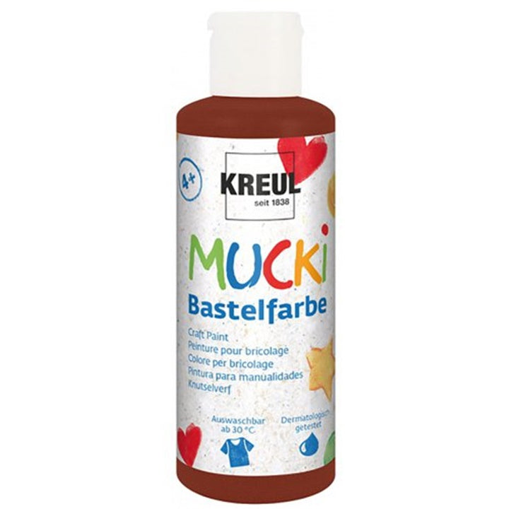 Gyermek művészi festék MUCKI 80 ml – Brown
