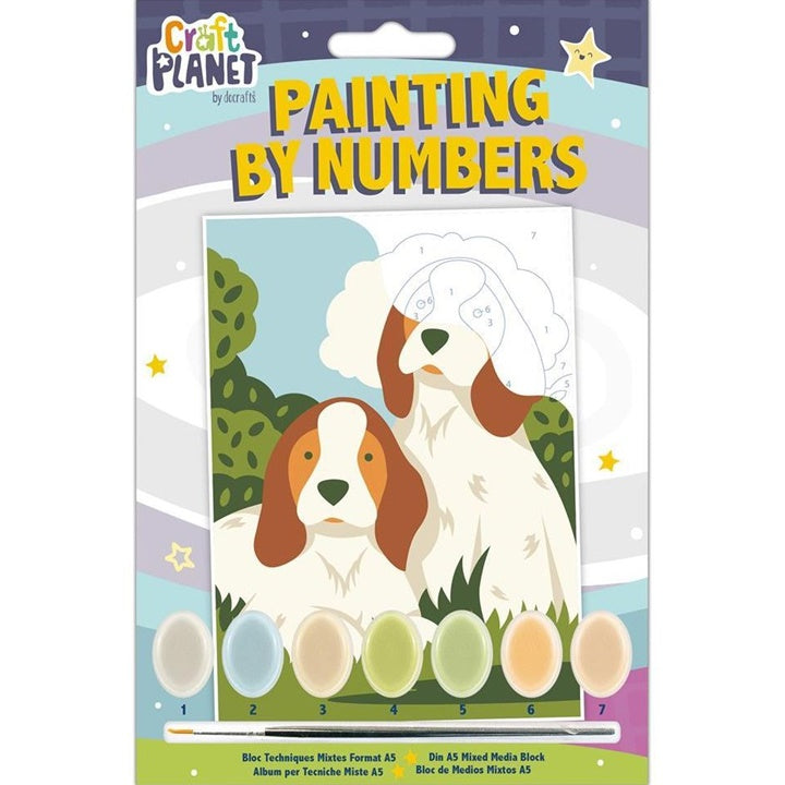 Számfestő gyerekeknek Craft Planet – kutyusok