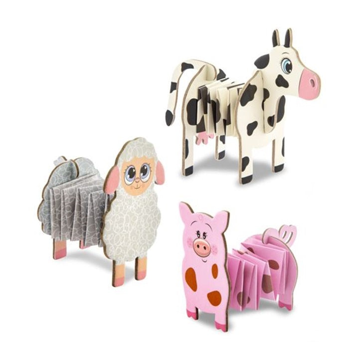 DIY Farm Animal papír kézműves készlet (3)