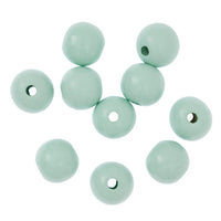 Fa gyöngyök 2,5 cm - 10 darabos csomag – Mentol