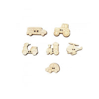 Fából készült miniatűr gombok | különböző szettek