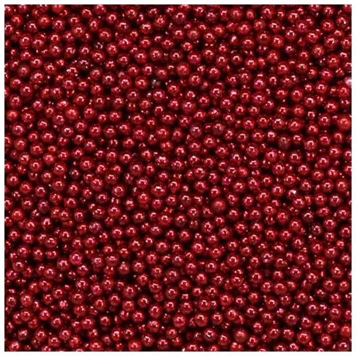 Apró üveggyöngyök Pentart 40 g – piros