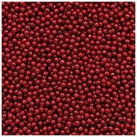 Apró üveggyöngyök Pentart 40 g – piros
