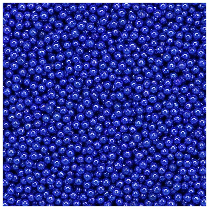 Apró üveggyöngyök Pentart 40 g – acélkék