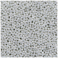 Apró üveggyöngyök Pentart 40 g – ezüst