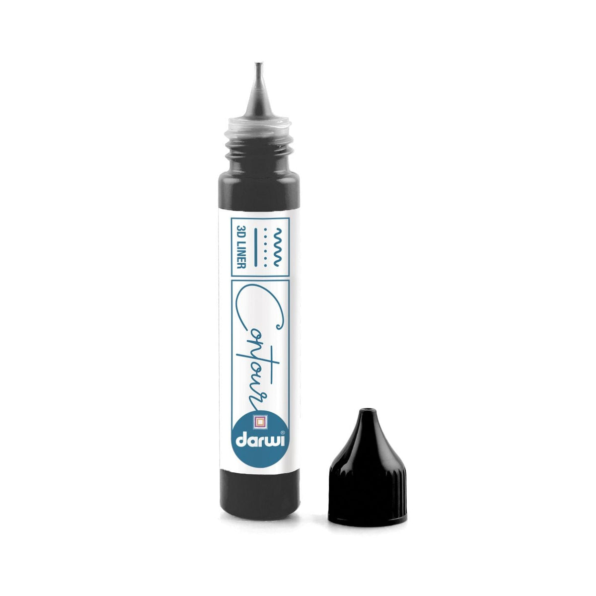 DARWI Üvegkontúr 30 ml – Black