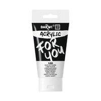 DARWI Acryl akrilfesték 75 ml – Fekete