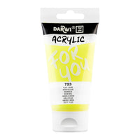 DARWI Acryl akrilfesték 75 ml – Neonsárga