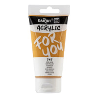 DARWI Acryl akrilfesték 75 ml – Sárgaokker