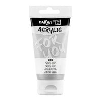 DARWI Acryl akrilfesték 75 ml – Metál ezüst