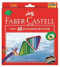 ECO Triangular standard szinesceruza készlet - 48 szín