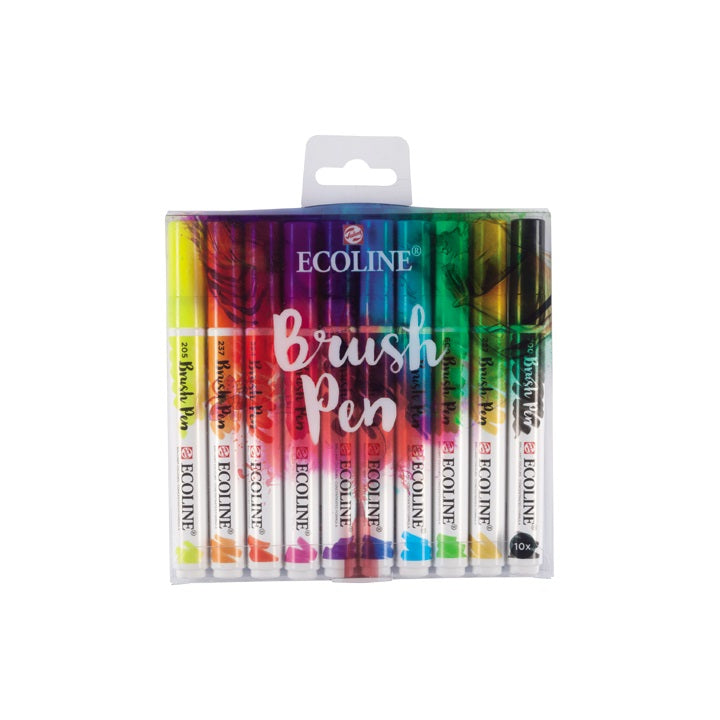 Ecoline Brush Pen akvarell tollak / 10 részes készlet
