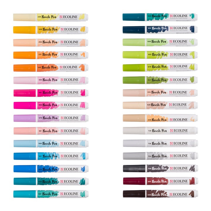 Ecoline ecsettoll akvarelltoll 30 db (3)