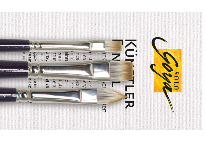 Ecset készlet Premium Solo Goya 3 részes