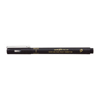 Ecsetmarker UNI PIN fekete (1)
