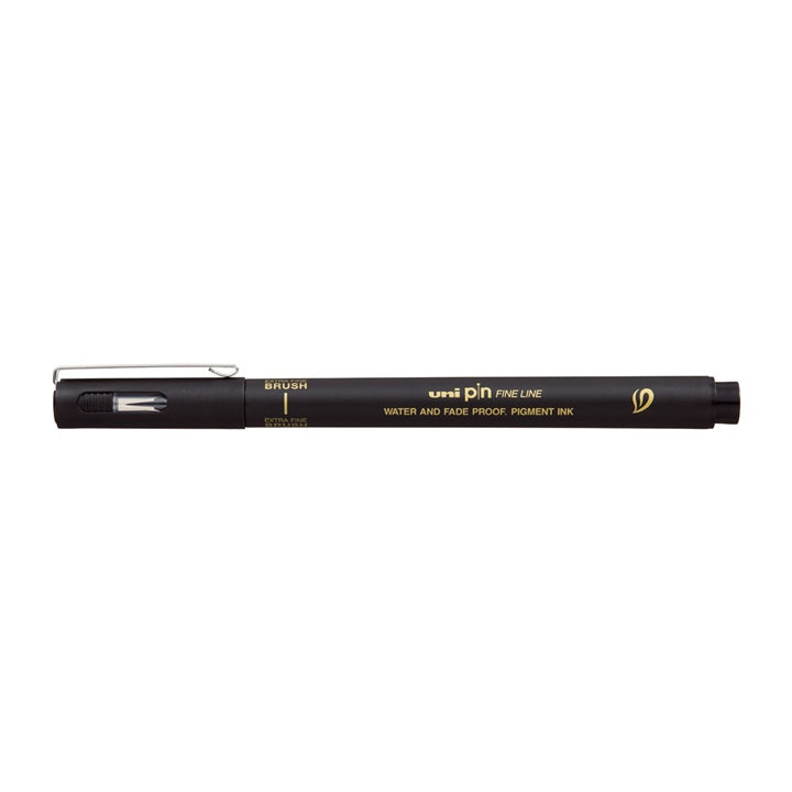 Ecsetmarker UNI PIN fekete (1)